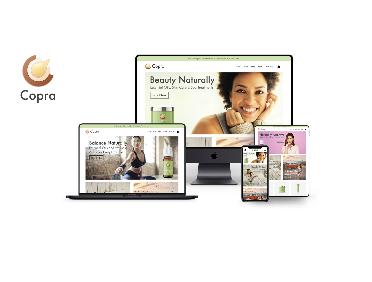 Copra - Website branding design logo
