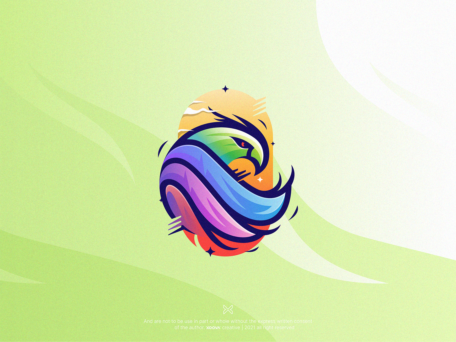 Bird - Colorful bird branding character colorful design illustration logo mark modern simple symbol