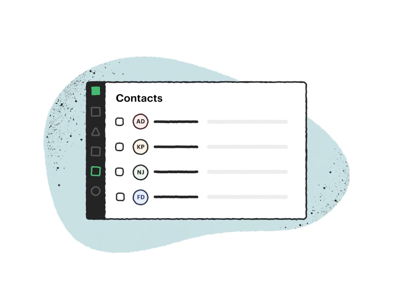 Import Google Contacts after effects animated ui animation app art branding contacts creative digital arts gif google import contacts motion motion design motion graphics pandadocdesign simple vector visual design