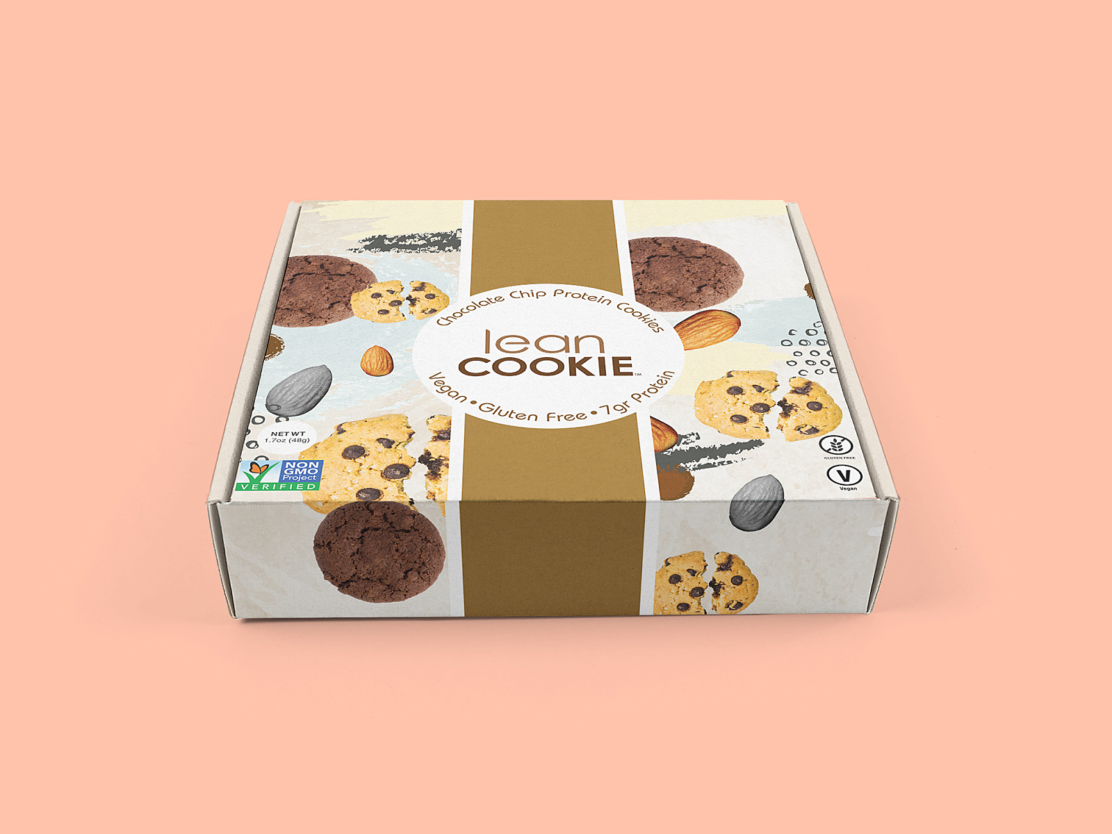 Cookie packaging box brand contest design label label design logo package package design product product label