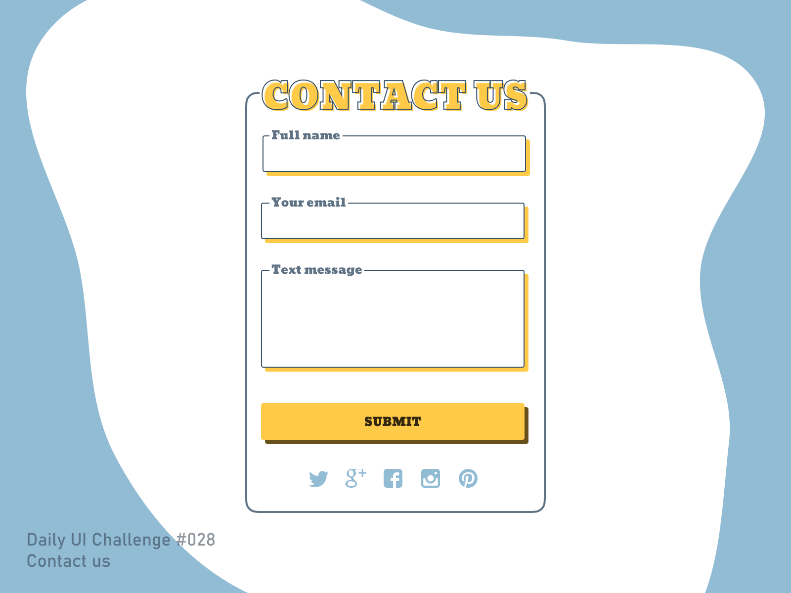Daily UI #028 | Contact Us 028 contact form contact us daily ui 028 dailyui figma form send message