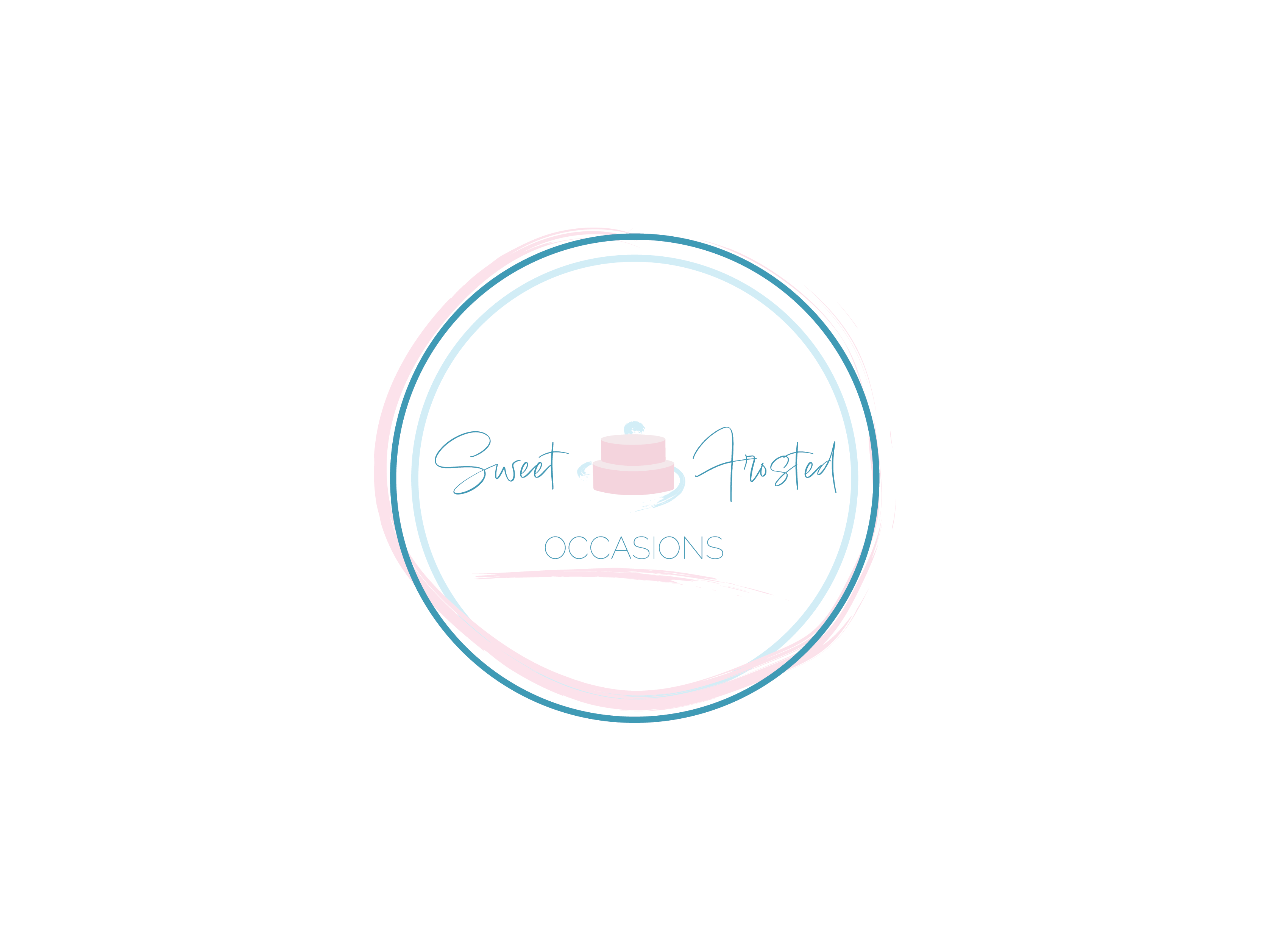 Sweet Frosted Occasions branding design graphic design logo vector