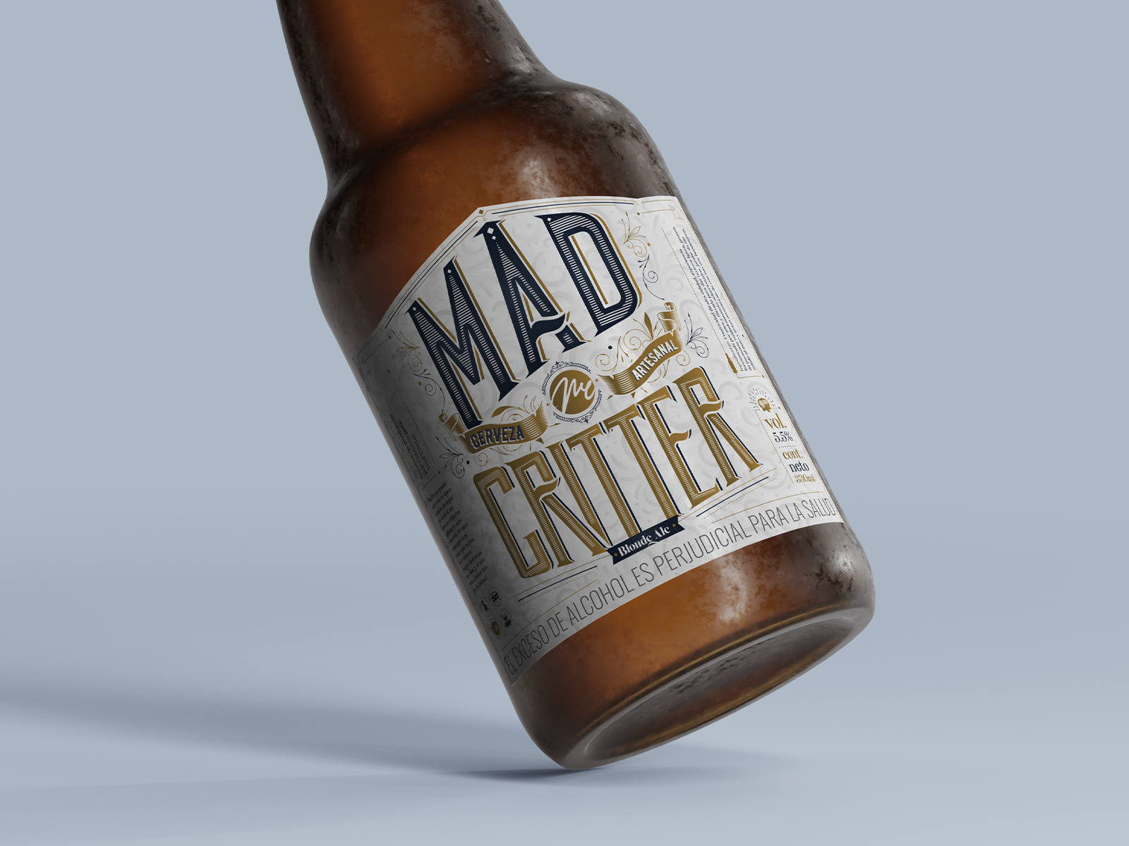 Mad Beer! branding desig design graphic design label print