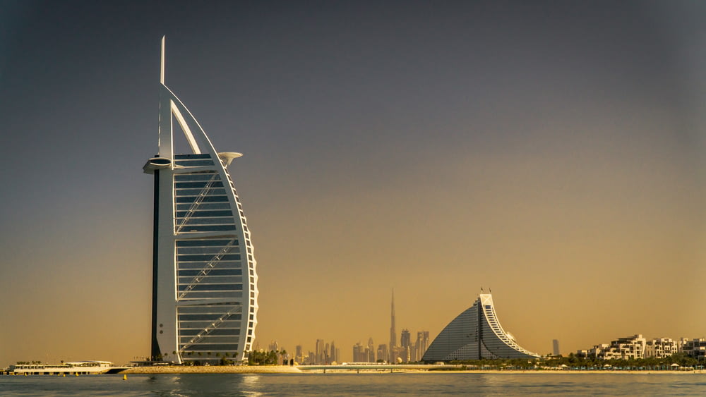 Burj Al' Arab à Dubaï pendant la journée