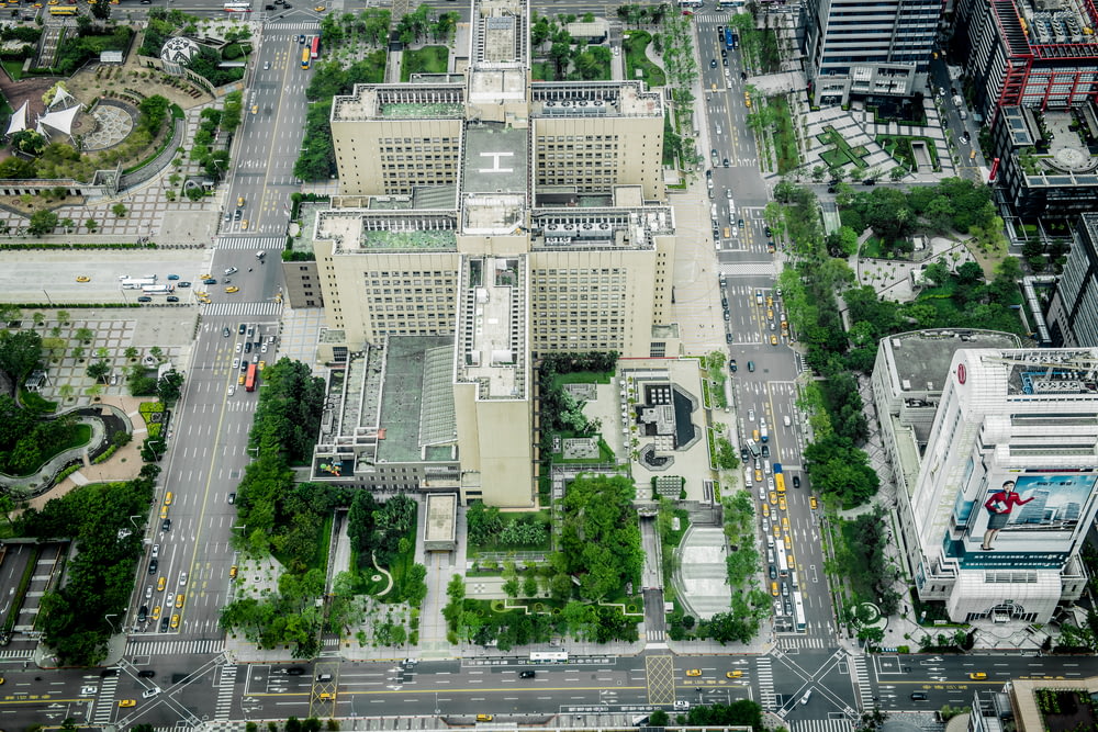 aerial view of high rise building during daytime