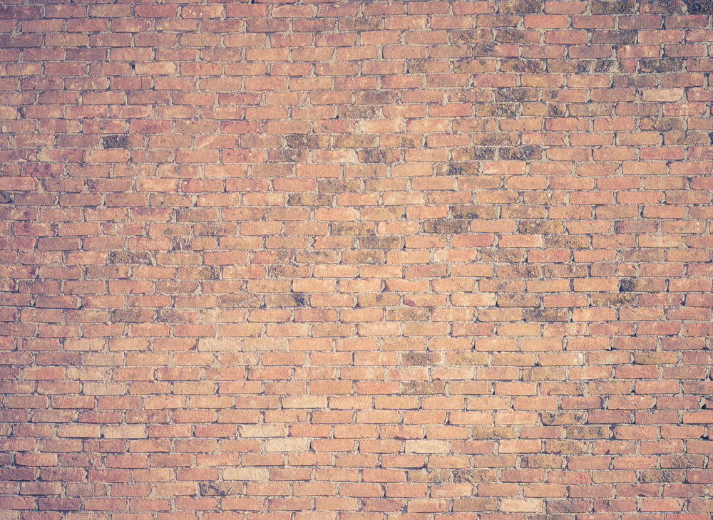 fotografia de parede de tijolo marrom