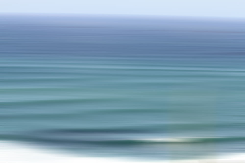 A blurred ocean picture.