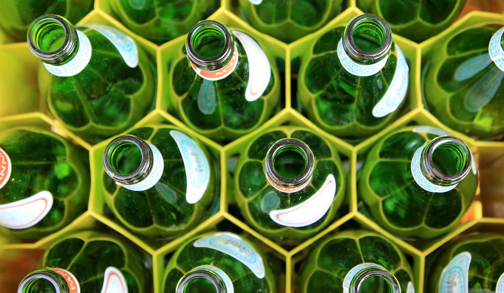 Grüne Flasche Lot