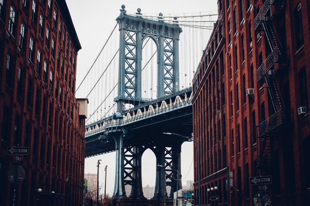 photo du pont de Manhattan pendant la journée