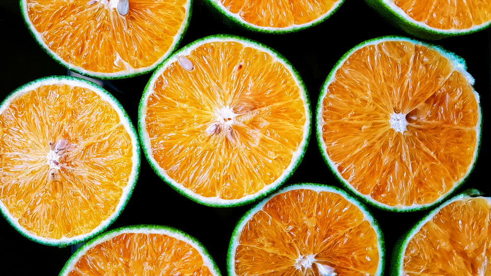 orange fruit slices