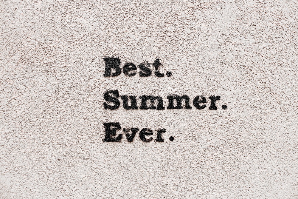 Bestes Sommer-Text-Overlay aller Zeiten