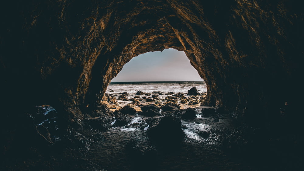 sea shore cave