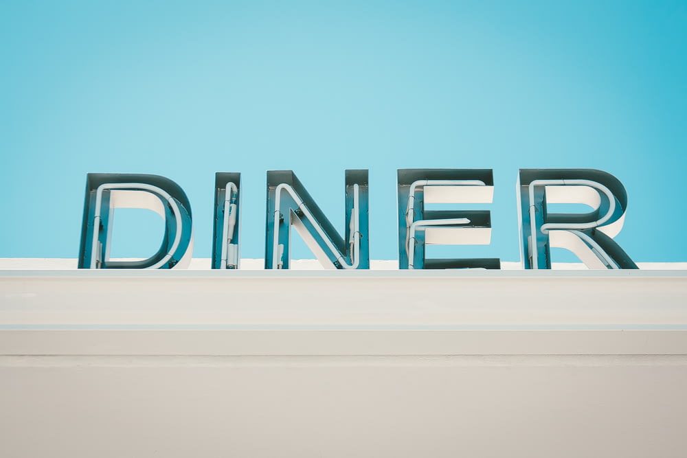 Diner signage