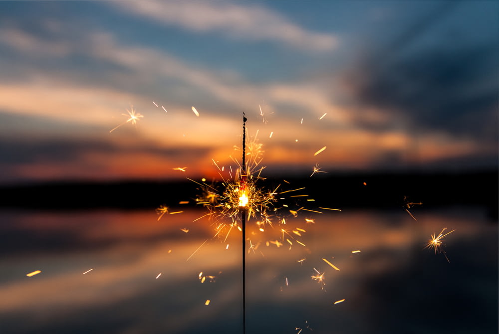 shallow focus photography of fireworks