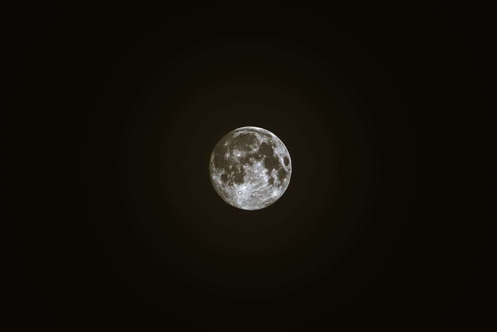 full moon on sky