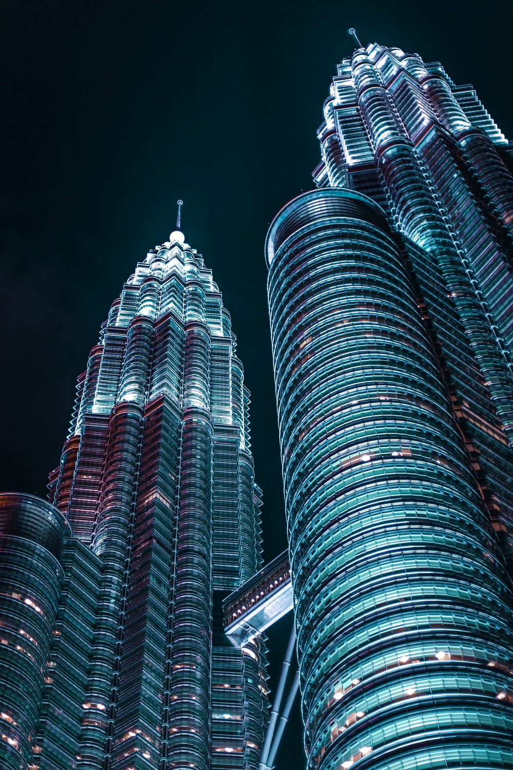 low-angle photography of Petronas twin tower