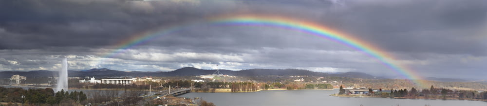 Luftaufnahmen von Rainbow