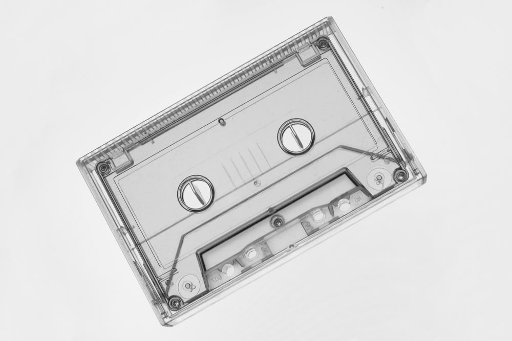 Cassette vidéo transparente