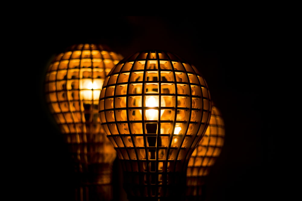 selective focus photography of lit lantern