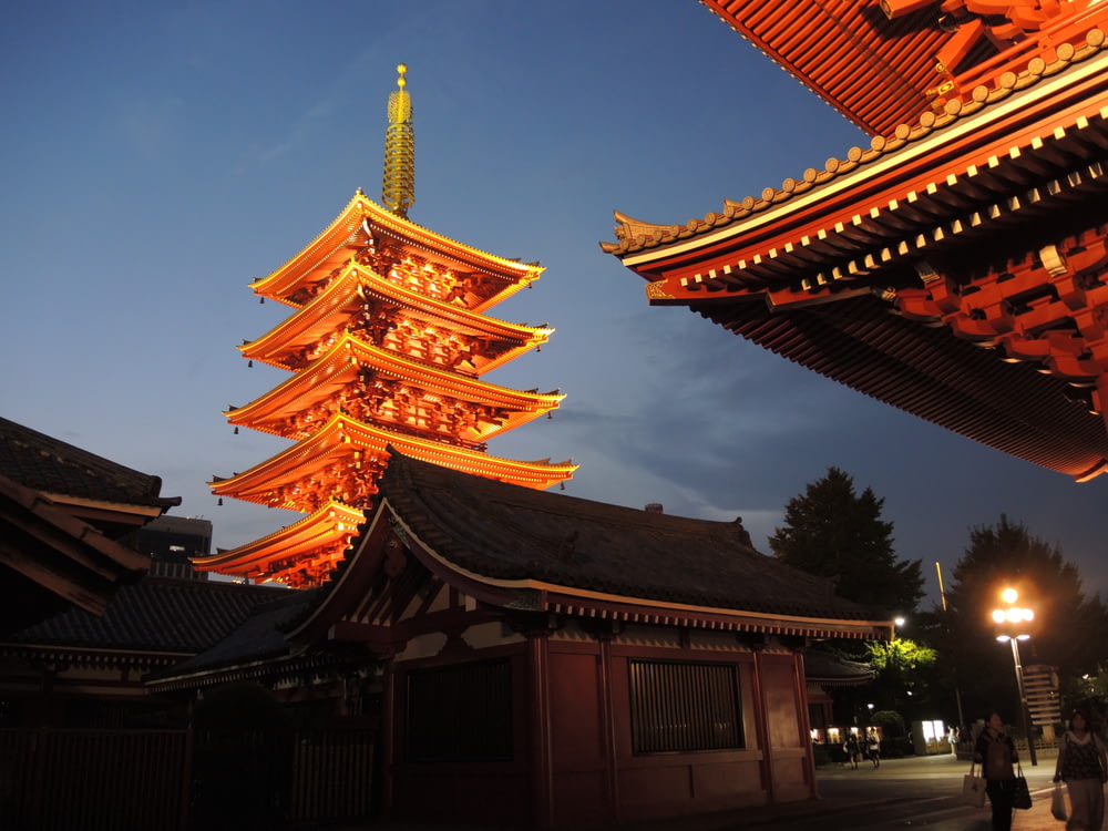 yellow pagoda