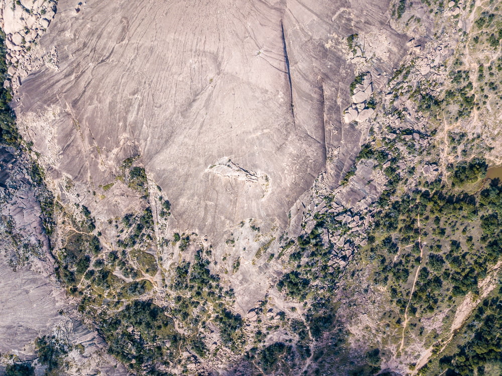aerial photography of mountain and trees at daytime