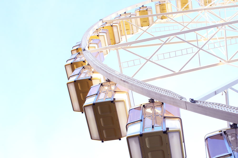low-angle photography of Ferris Wheel