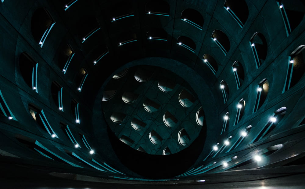 optical illusion photo of tunnel