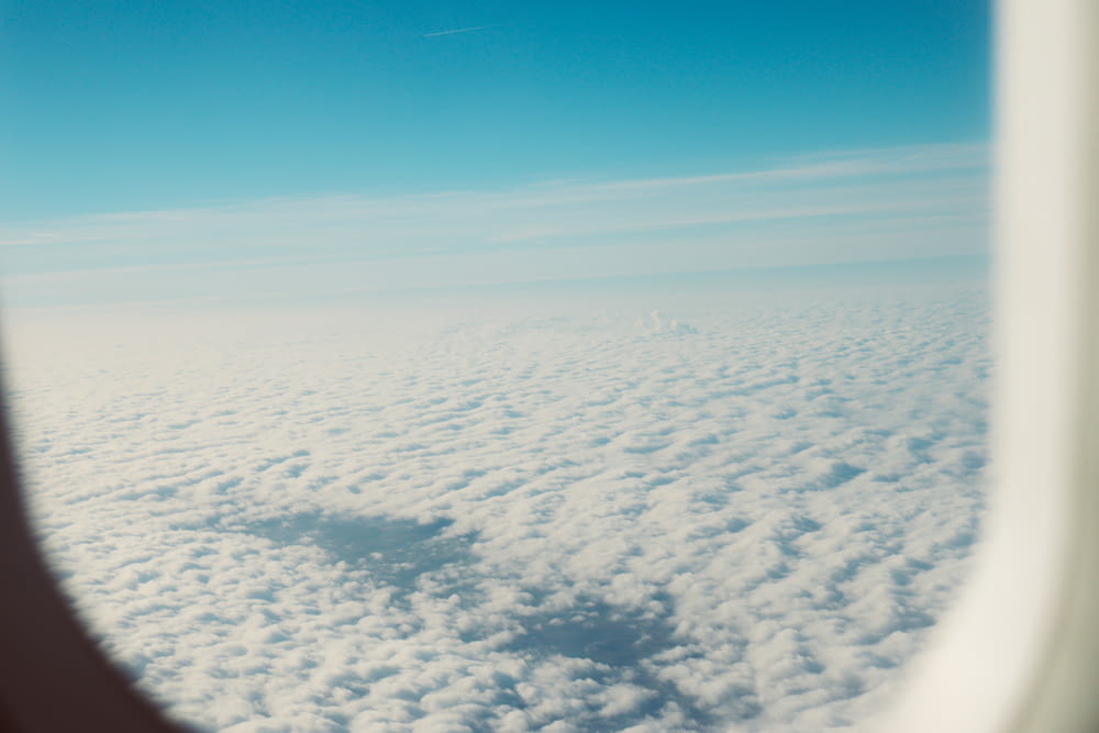 aerial photography of white clouds at daytime