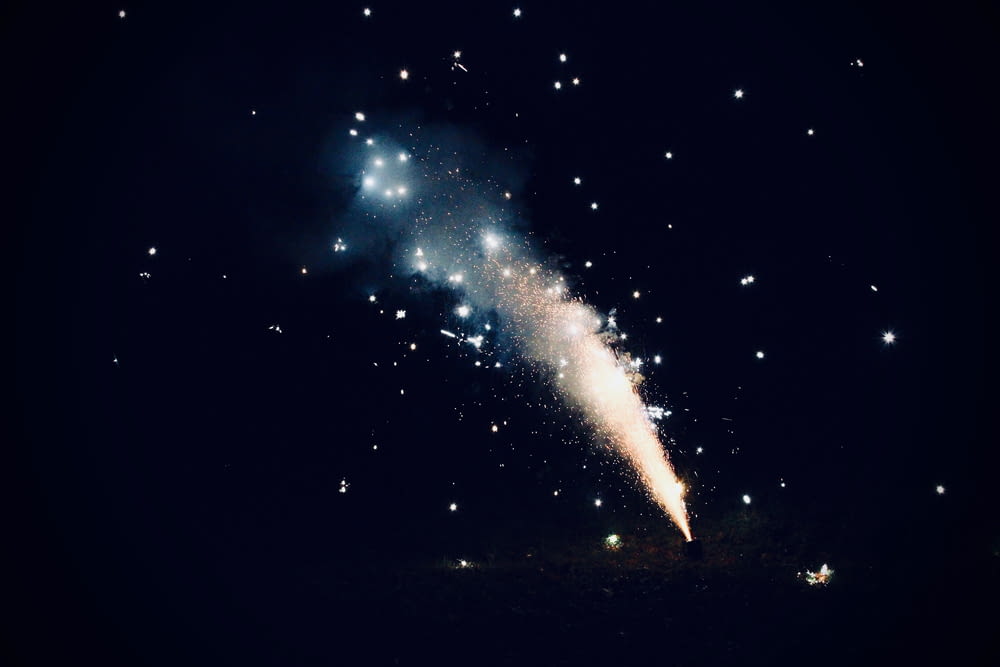 Feuerwerk in der Nacht