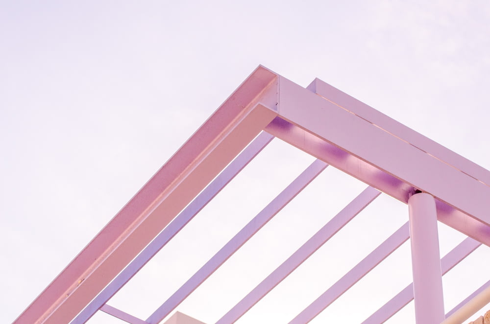 pink metal frame photo