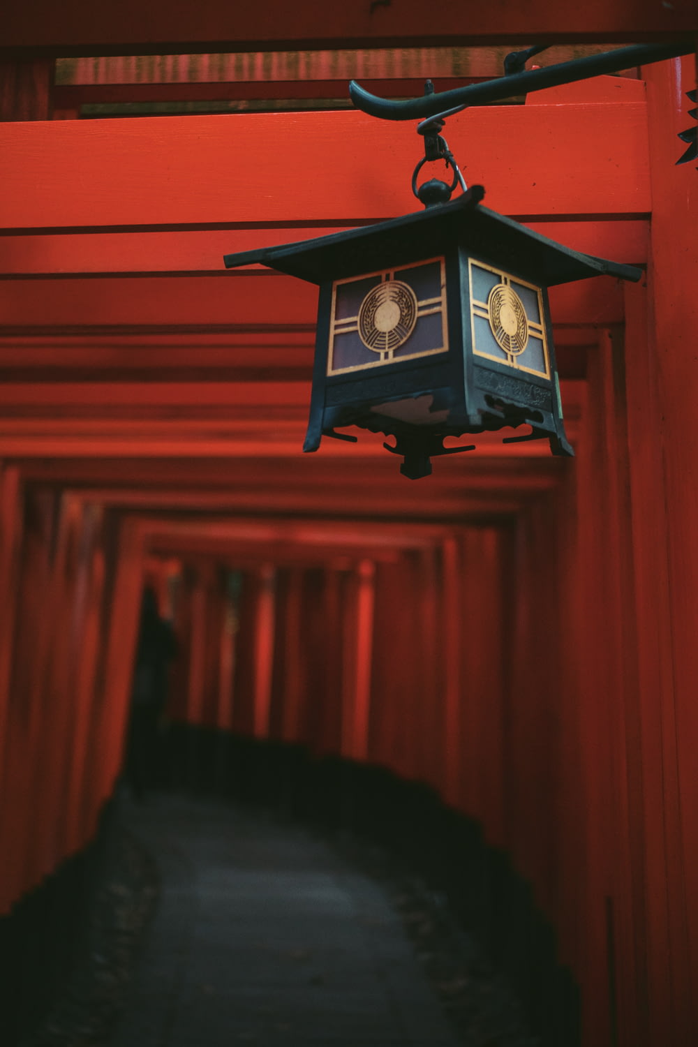 shallow focus photography of lantern