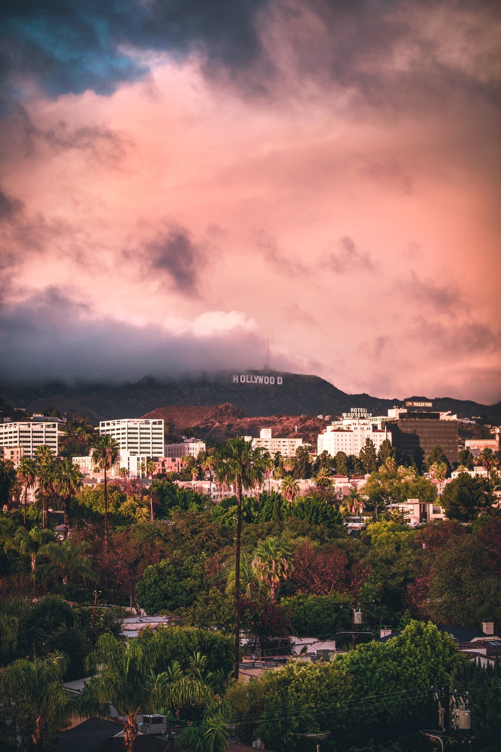 Hollywood sign from Los Angeles