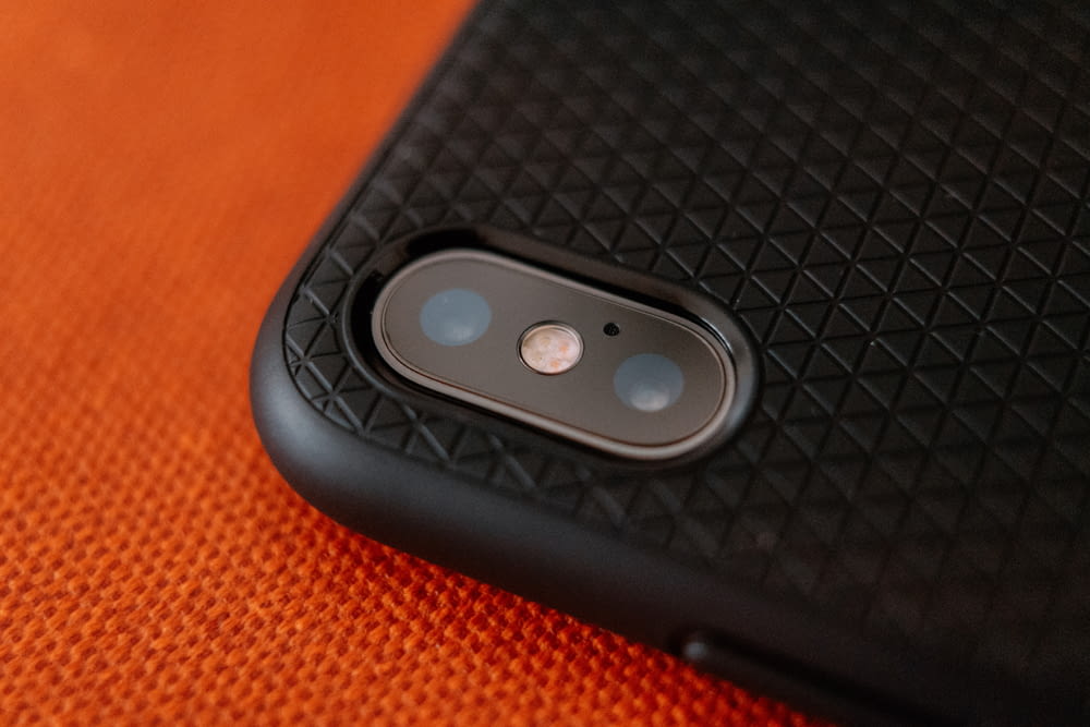 black smartphone case