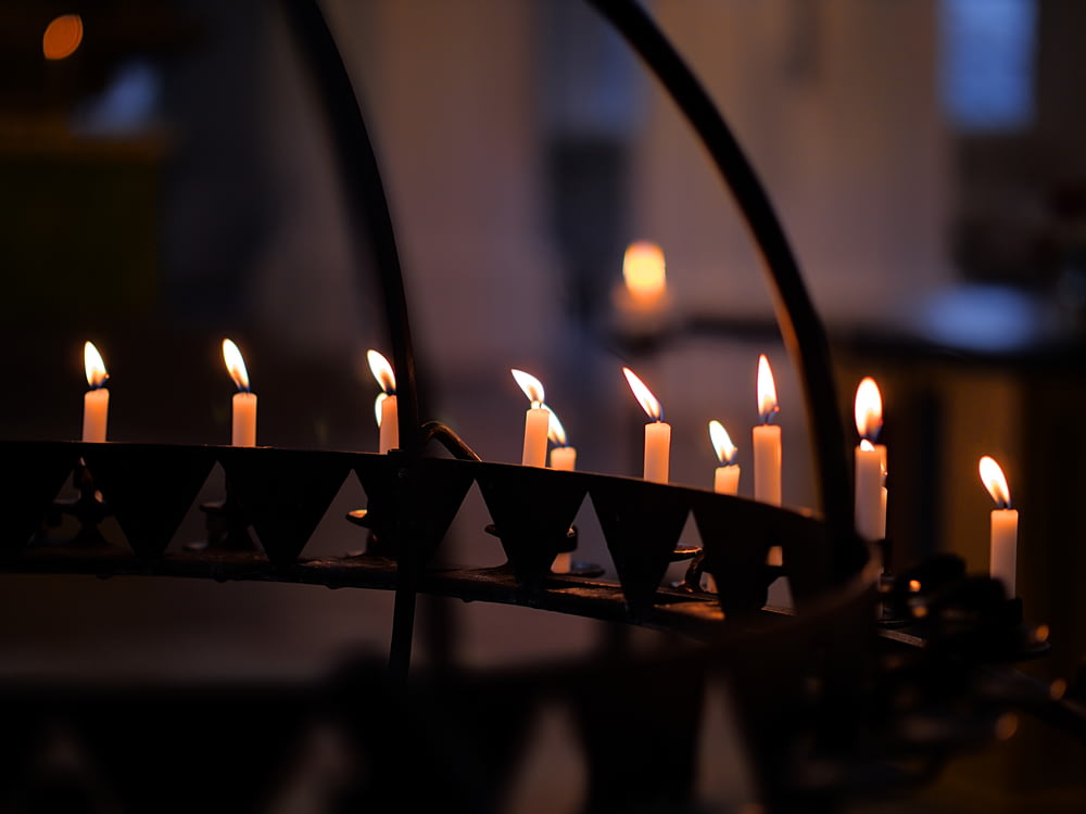 shallow focus photo of candles