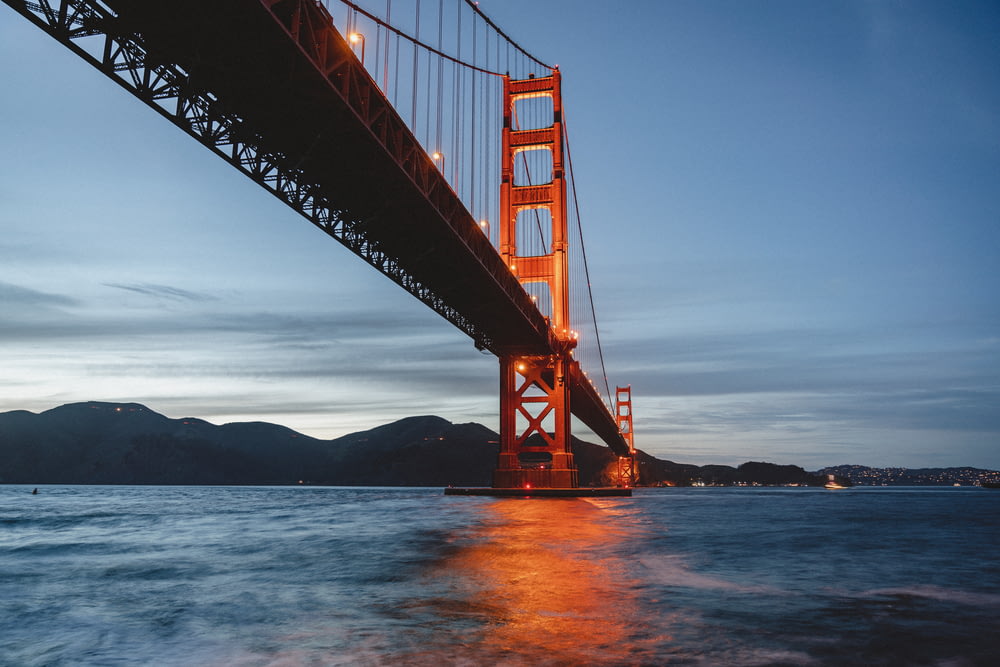 fotografia di paesaggio del Golden Gate Bridge, California