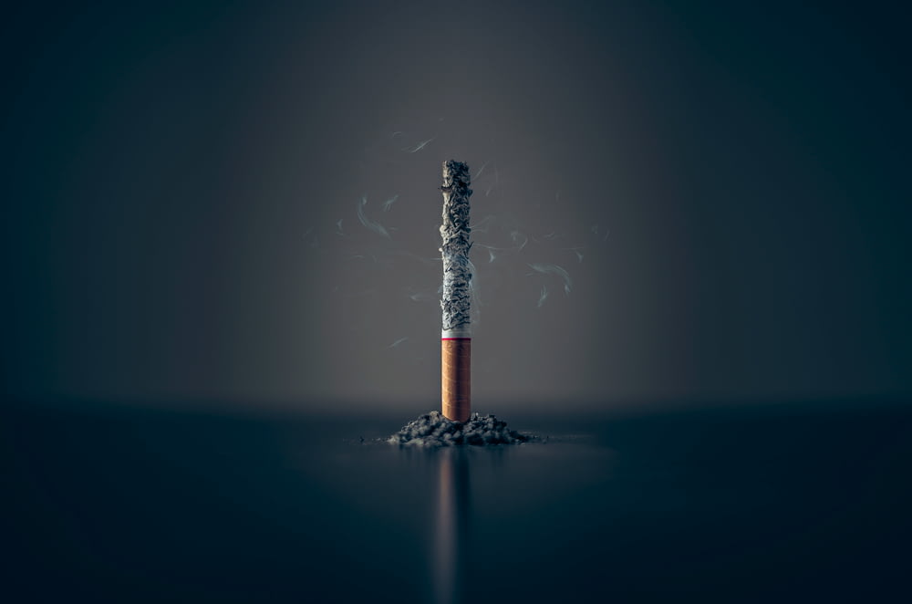 Bâton de cigarette simple avec bâton de cendres