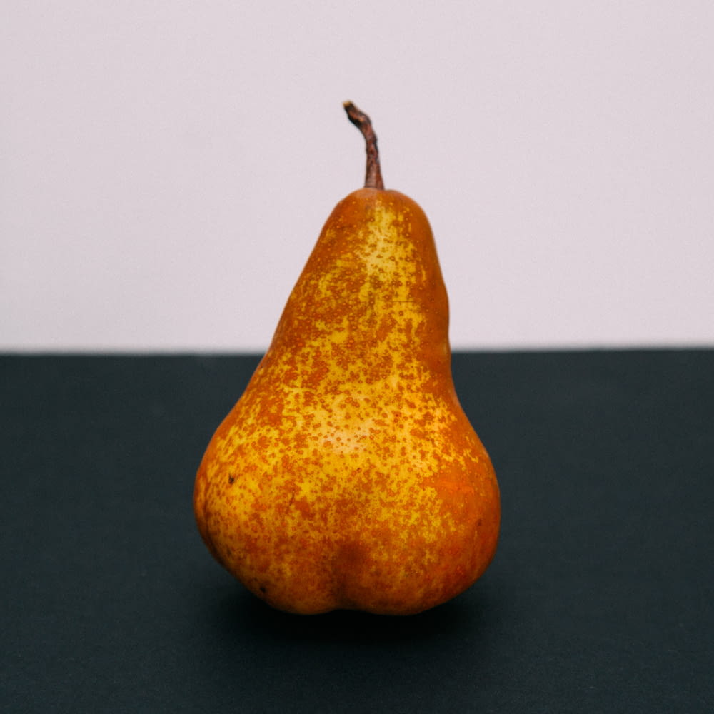 pear on table