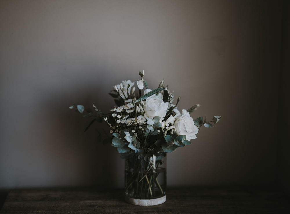Flachfokusfotografie von weißen und braunen Blumen