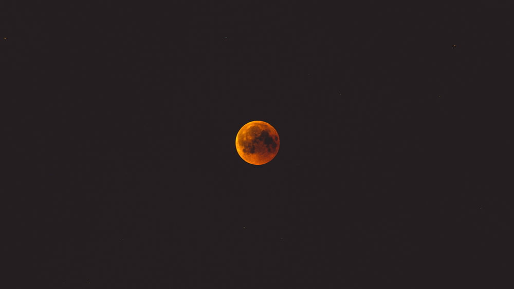 photo of red moon