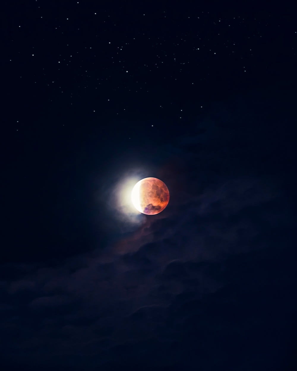 Mondfinsternis digitales Hintergrundbild