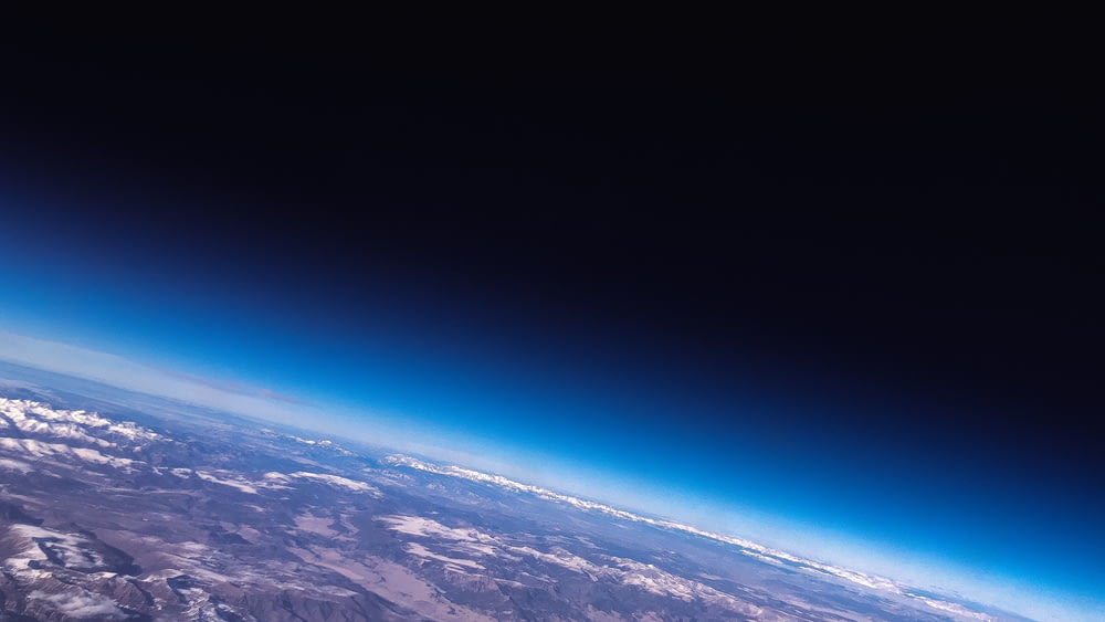 Fotografia do espaço sideral da Terra