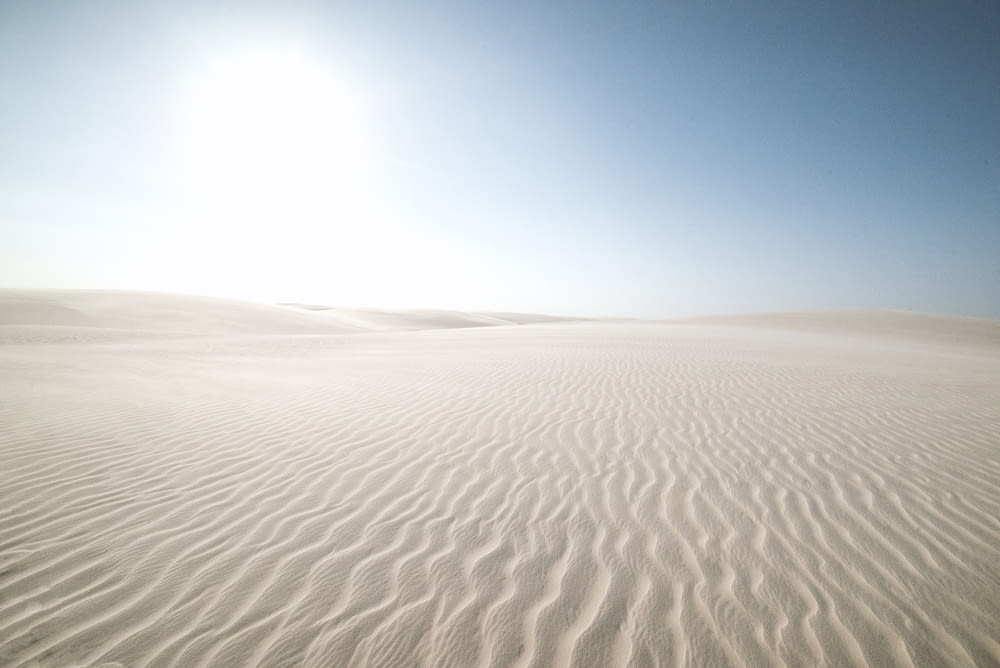 gray sand dunes