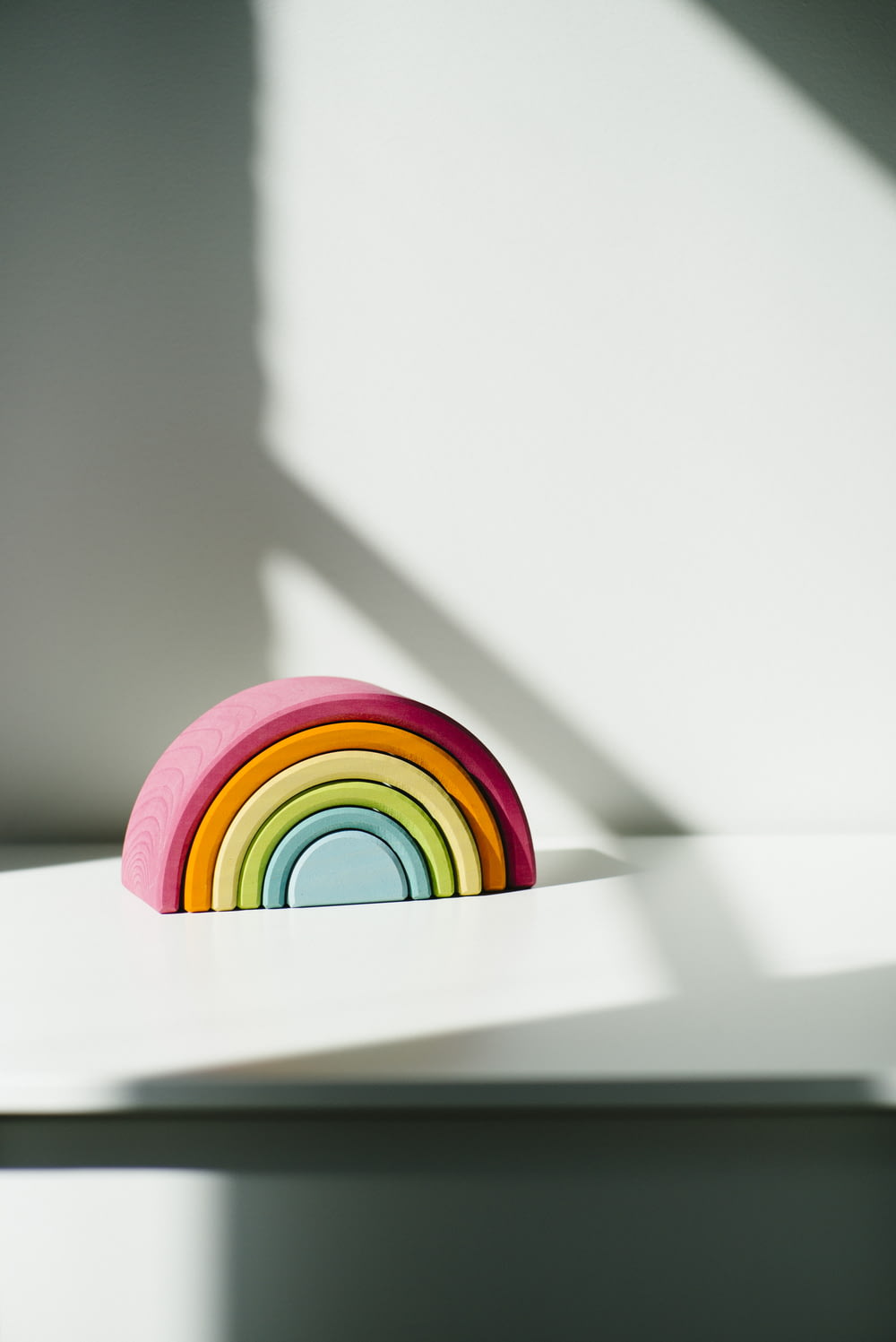 brinquedo de argila arco-íris
