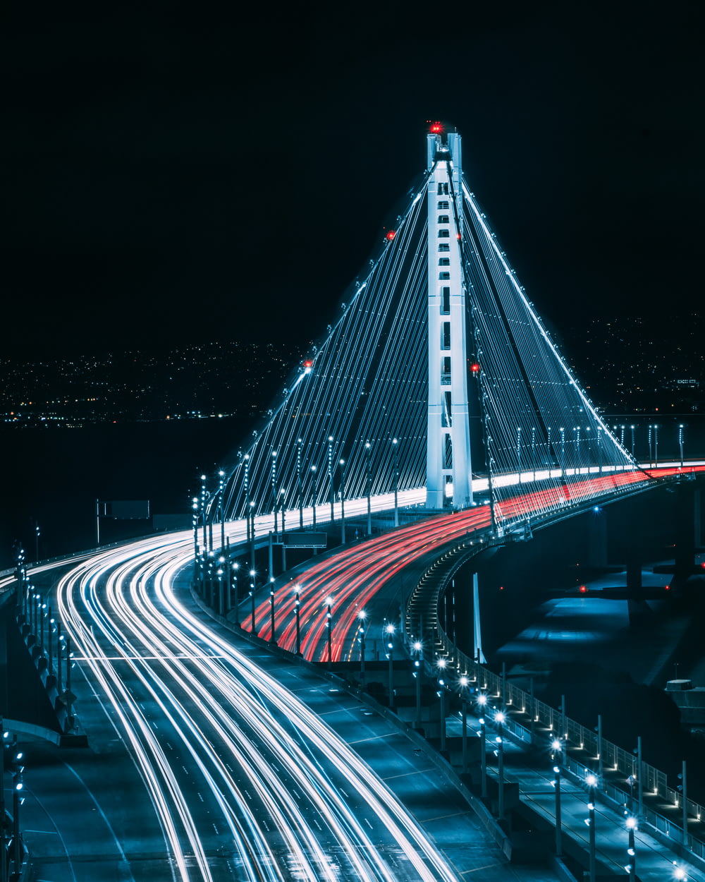 San Francisco bridge during night time
