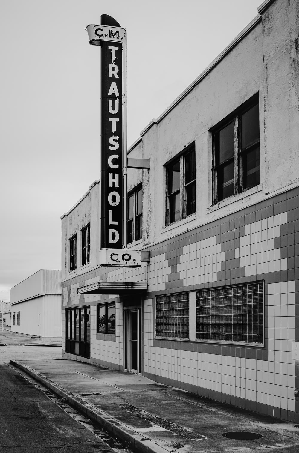 grayscale photo of Trautschold building