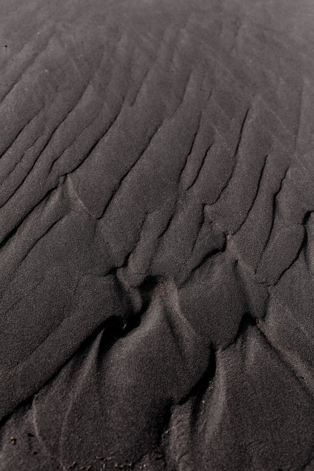 gray sand on shore