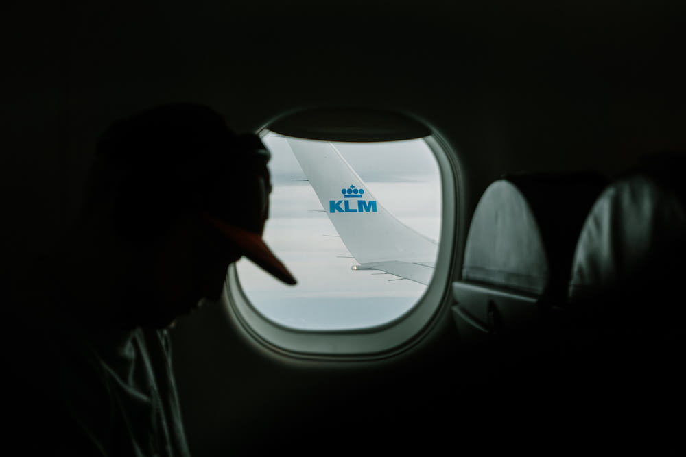 KLMオランダ航空の窓の写真