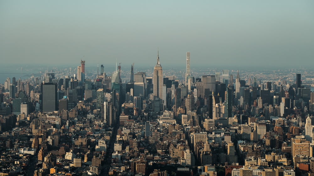 Vue aérienne des bâtiments de la ville