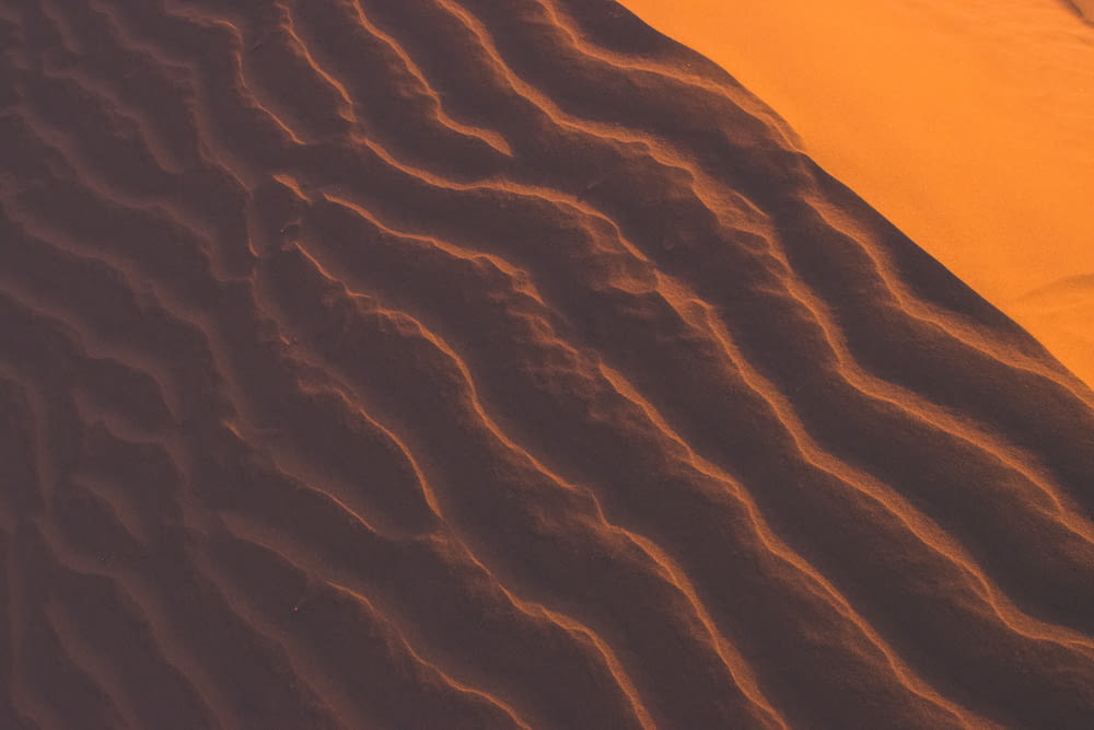 Vista de gran ángulo del desierto