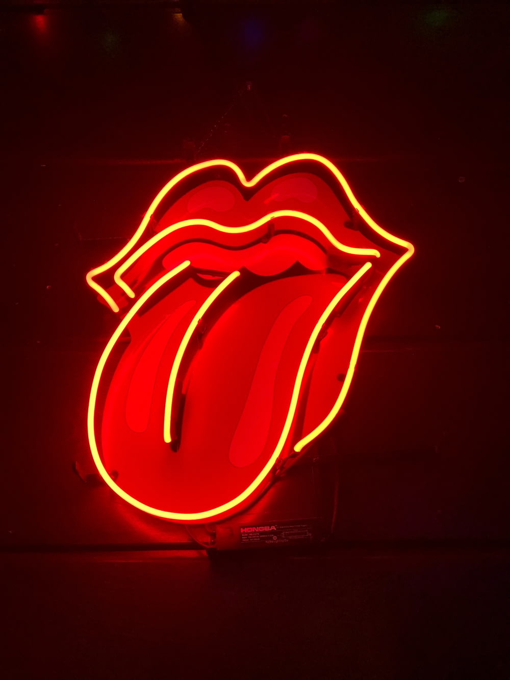 Rolling Stone LED light signage